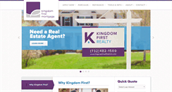 Desktop Screenshot of kingdomfirstmortgage.com